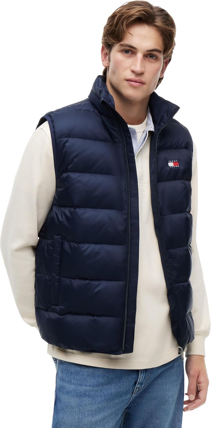 Tommy Jeans Herren Light Down Packable Weste DM0DM23232