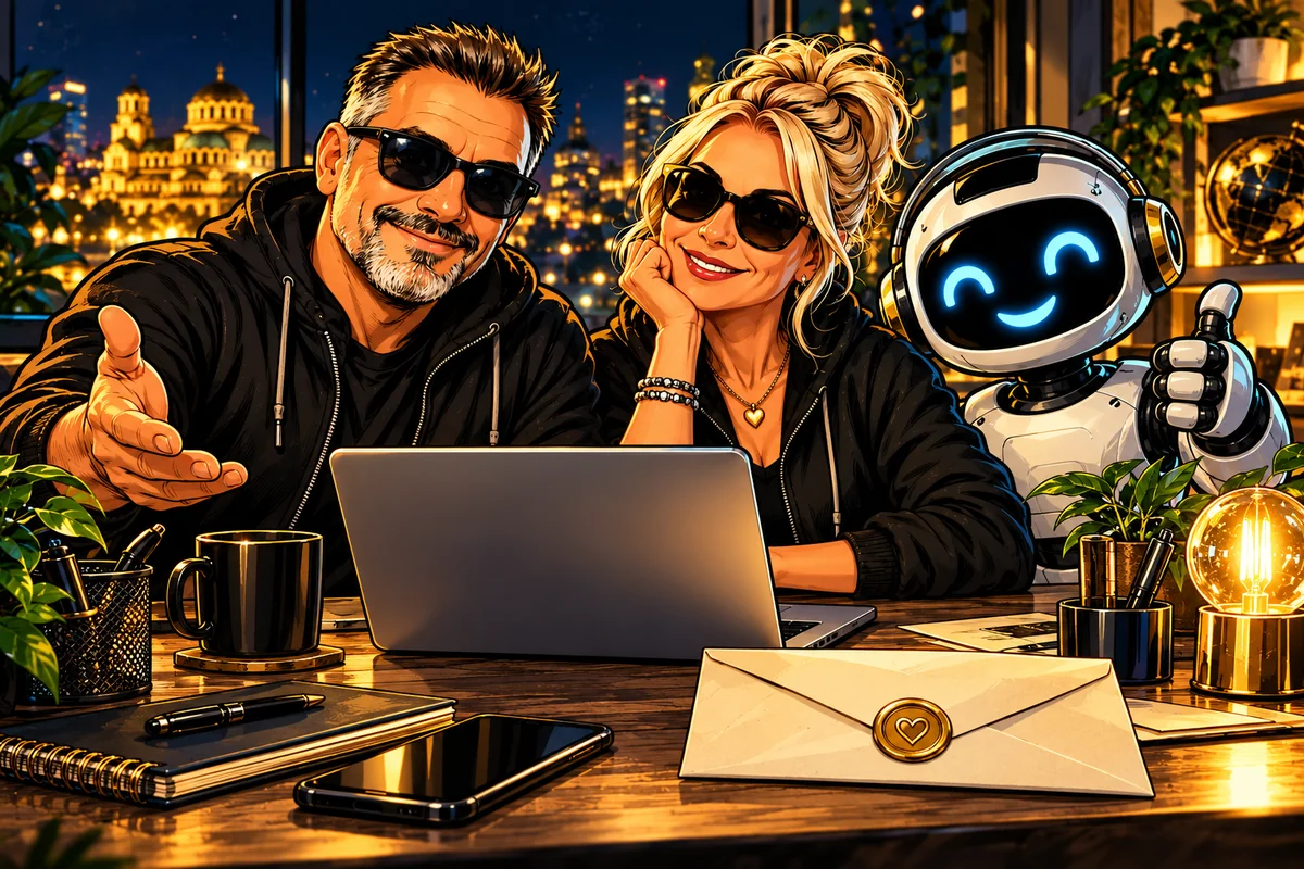 Franky, Sabine und Milo – das MR.INCOME-Team