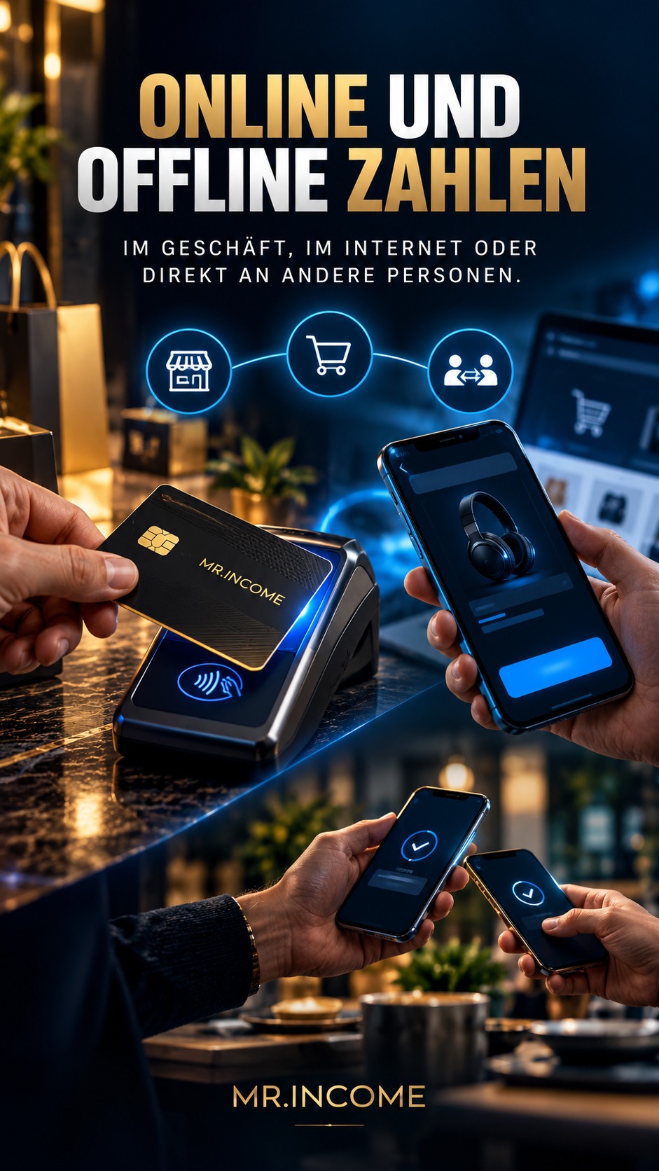 Online und offline zahlen