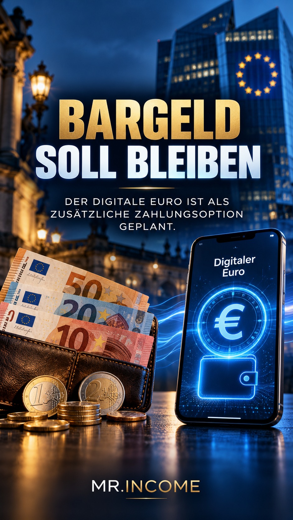 Bargeld soll bleiben