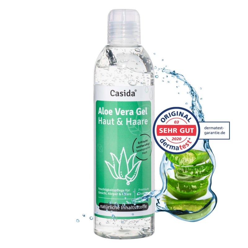 Aloe Vera Gel für Haut & Haare – Casida Produktbild