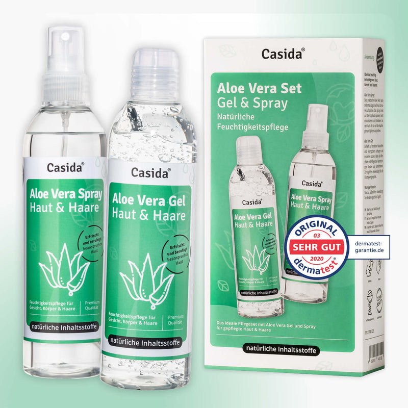 Aloe Vera Set Gel & Spray – Casida Produktbild