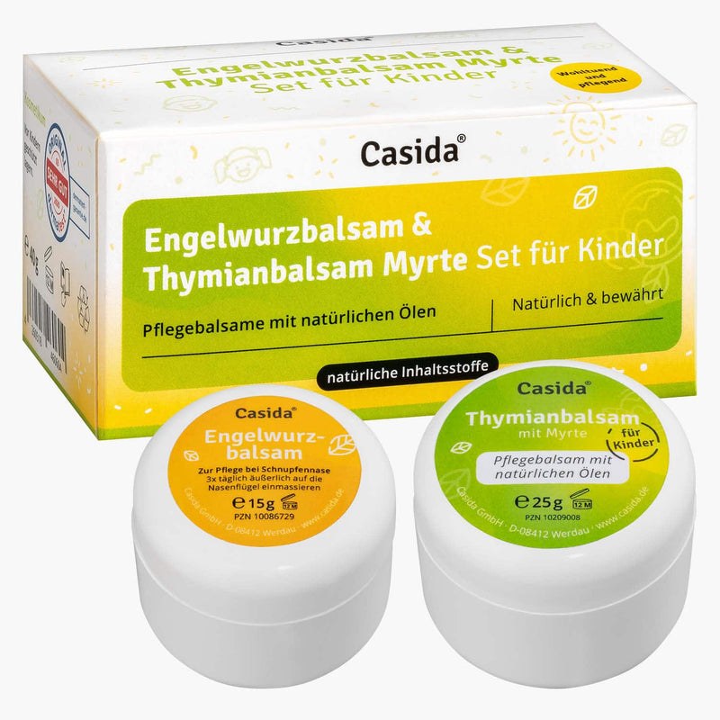 Engelwurzbalsam & Thymianbalsam Myrte Kinder Set – Casida Produktbild
