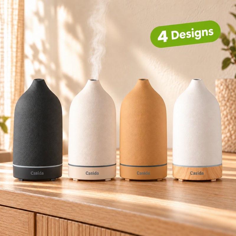 Keramik Aroma Diffuser mit LED-Beleuchtung – Casida Produktbild