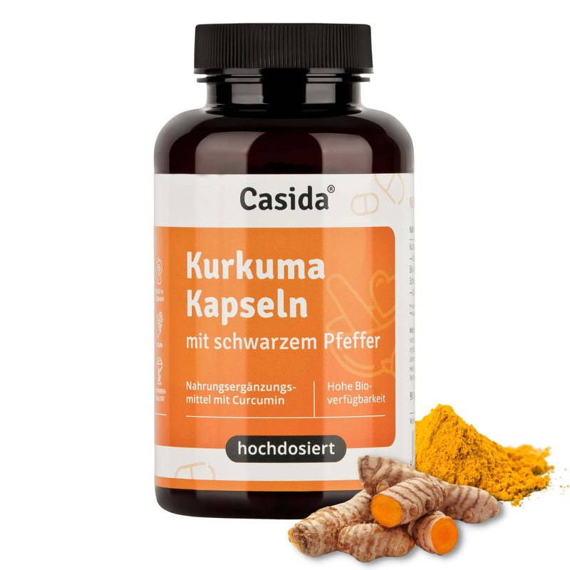 Kurkuma Kapseln – Casida Produktbild