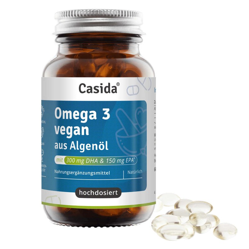 Omega 3 Vegan aus Algenöl – Casida Produktbild
