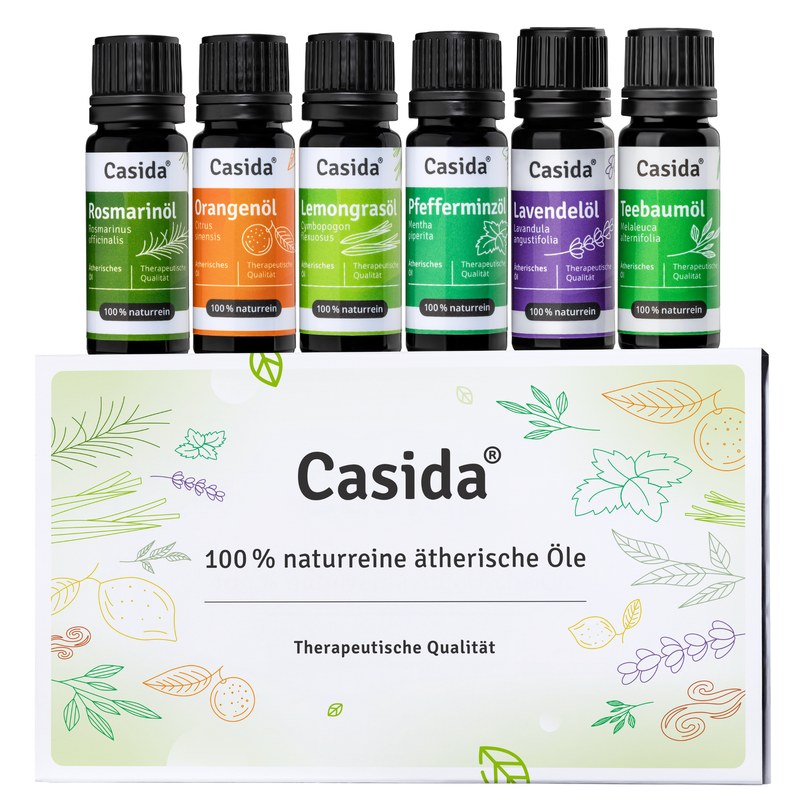 TOP 6 Ätherische Öle Set – Casida Produktbild