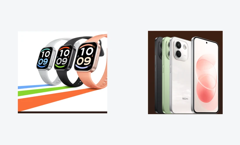 Xiaomi Smartwatches und Smartphones als Produktübersicht