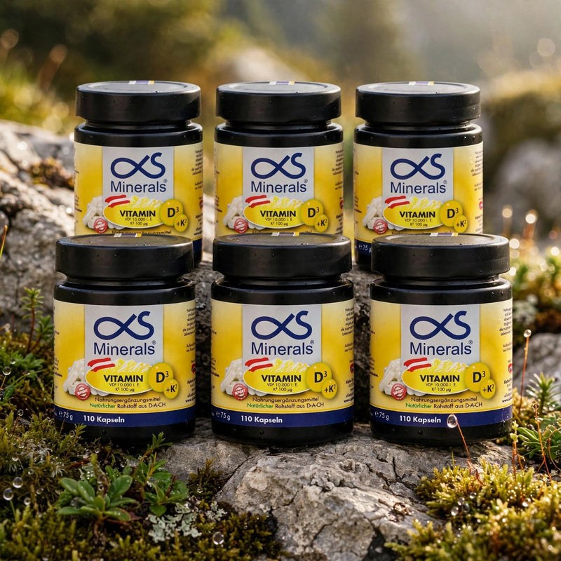 Vorteilspack: 6x Vitamin D3+K2 110St – AlphaS Minerals Produktbild