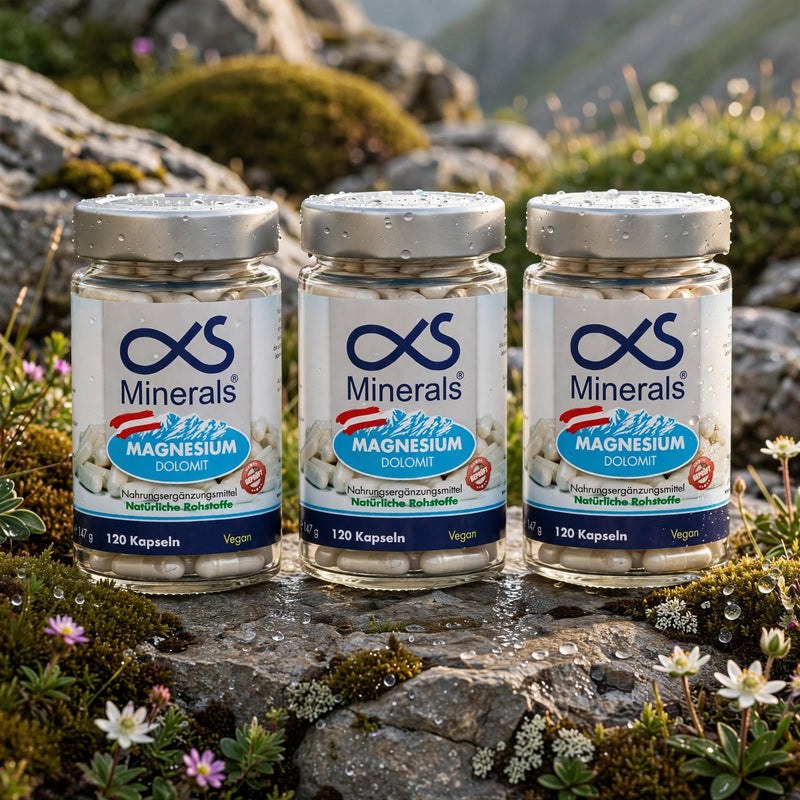 Vorteilspack: 3x Magnesium Austria 120St – AlphaS Minerals Produktbild